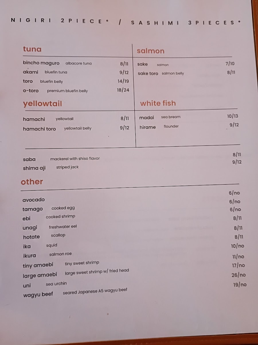 SUSHI to the MOON Menu - Image 2